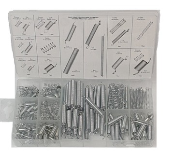 ZESTAW SPRĘŻYNEK SPRĘŻYNKI 200 SZT MIX