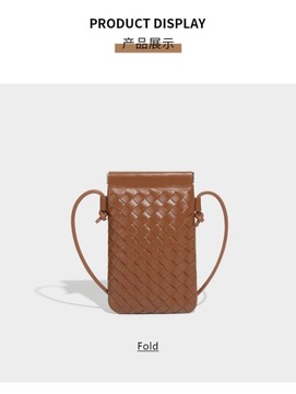 Тканая сумка для телефона, мини-сумка через плечо, универсальная сумка через плечо.