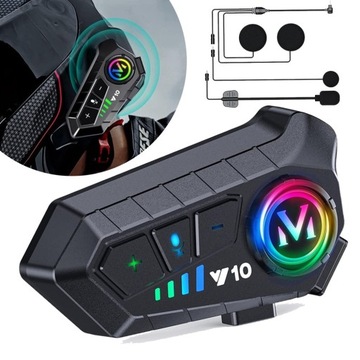 МОТОЦИКЛОВЫЕ НАУШНИКИ BT 5.3 БЕСПРОВОДНОЙ ВЫЗОВ ДЛЯ ШЛЕМА ВОДОНЕПРОНИЦАЕМЫЙ