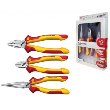 Набор профессиональных изолированных клещей Wiha