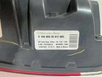 MERCEDES GLE W166 SVĚTLO LEVÝ ZADNÍ A1669065501
