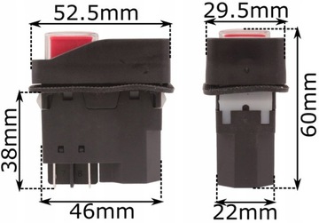 Переключатель для настольной дрели 4 Pin DKLD DZ-6