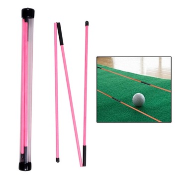 2 комплекта выравнивающих планок для гольфа с розовым оттенком