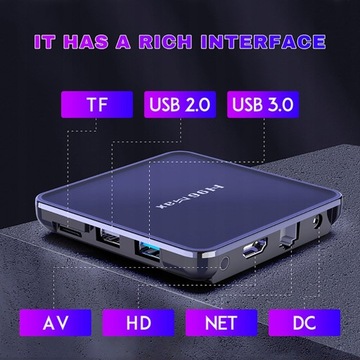 ТВ-приставка H96 MAX V12 Android 12 Rockchip RK3318 WIFI