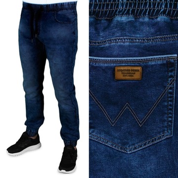 SPODNIE MĘSKIE JOGGER JEANS W43 ROZMIAR 5XL