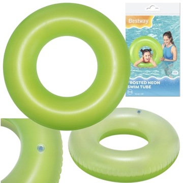 Bestway Kółko koło dmuchane 76cm Neon 36024Z