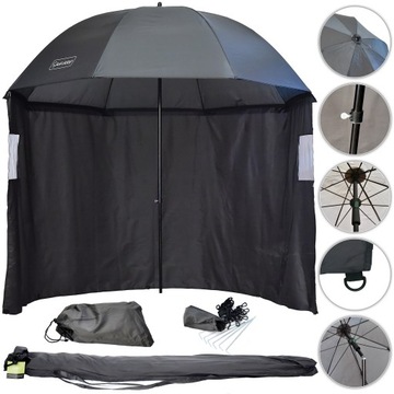 PARASOL WĘDKARSKI REGULACJĄ KĄTA WODOODPORNY 220cm
