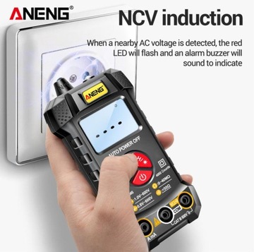 АВТОМАТИЧЕСКИЙ МУЛЬТИМЕТР ANENG M167+LED NCV