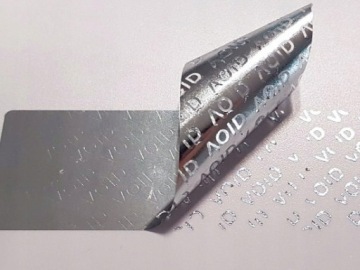 M-0016 - НАКЛЕЙКИ УПЛОТНЕНИЯ 20x10 мм СЕРЕБРЯНЫЙ БЛЕСК ПУСТОЙ