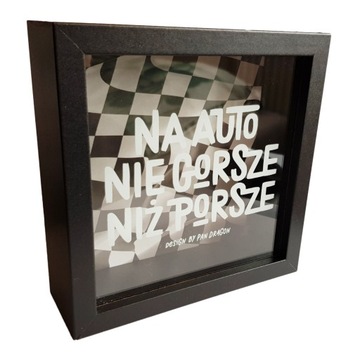 CUDOWNA Skarbonka NA AUTO, Prezent na 18 20 25 30 35 40 50 60 Urodziny