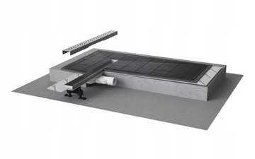 Линейный слив SLIM 75 см Решетка RADAWAY Basic