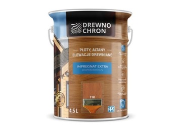 Impregnat do drewna Extra tik 4,5 L DREWNOCHRON
