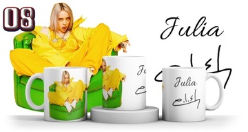 КРУЖКА БИЛЛИ ЭЙЛИШ + ИМЯ + КАРТОН