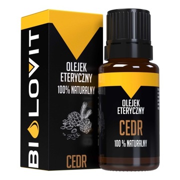 OLEJEK ETERYCZNY CEDROWY 100% CEDR 10ML BILOVIT