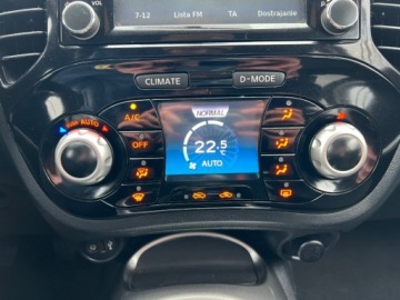 Nissan Juke I SUV Facelifting DIG-T 115KM 2015 Nissan Juke KLIMATYZACJA NAWIGACJA KAMERA SKORY TEMPOMAT EL.SZYBY SERWISOW, zdjęcie 9