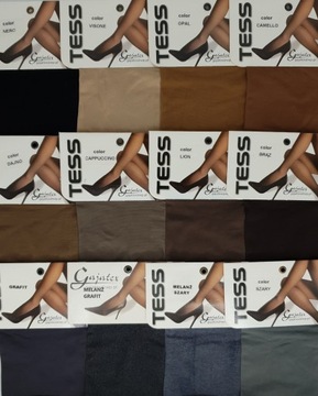 Rajstopy MIKROFIBRA 60 DEN TESS MUSZTARDOWE