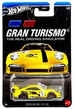 HOT WHEELS GRAN TURISMO THE REAL DRIVING SIMULATOR Porsche 911 GT3 RS