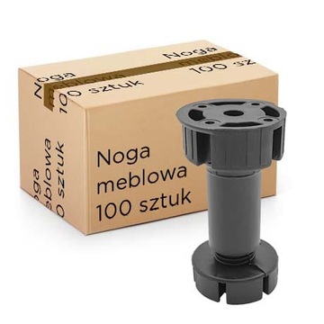 NOGA NÓŻKA DO MEBLI MEBLOWA KUCHENNA 10CM 100 SZT