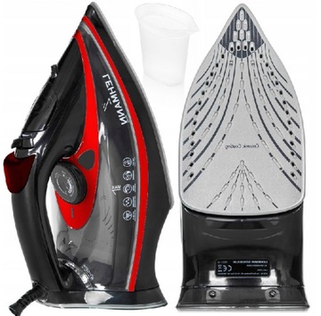 MOCNE ŻELAZKO PAROWE CERAMICZNE STRAŻAK 3000W 9w1 INNOWACJA ANTI-DRIP