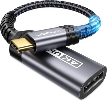 ADAPTER USB TYP C NA DISPLAYPORT 4K 60HZ JSAUX