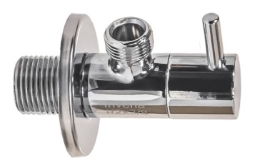 Угловой вентиль для батареек с керамогранитной головкой 1/2x3/8
