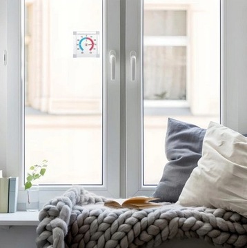 НАРУЖНЫЙ ОКОННЫЙ ТЕРМОМЕТР, САМОКЛЕЯЩИЙСЯ ОКНО