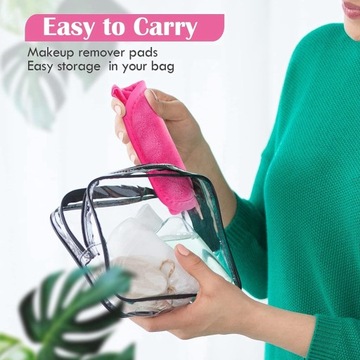 4 шт. подушечки для снятия макияжа, многоразовые подушечки, ластик для макияжа, микрофибра для лица