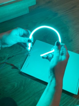 Дневные ДХО ЗЕЛЕНАЯ СВЕТОДИОДНАЯ ЛЕНТА 30 см - 1 шт.