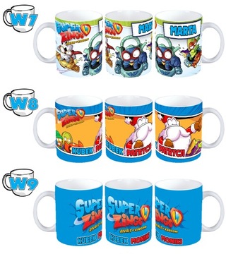 КРУЖКА SUPER ZINGS + ВАШЕ ИМЯ! РАЗНЫЕ УЗОРЫ!!