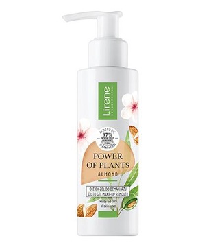 Lirene POWER OF PLANTS MIGDAŁ Olejek-żel do demakijażu 145 ml