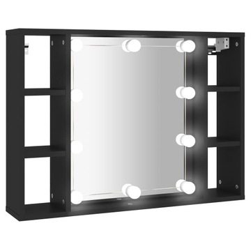 VidaXL Szafka z lustrem i oświetleniem LED,