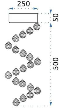 ПОТОЛОЧНЫЙ СВЕТИЛЬНИК CRYSTAL, ПОТОЛОЧНЫЙ СВЕТИЛЬНИК СЕРЕБРЯНЫЙ ХРОМ