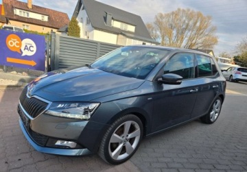 Skoda Fabia III Hatchback Facelifting 1.0 MPI 75KM 2019 Skoda Fabia Swiezo sprowadzony Zarejestrowany. Ubezpieczony. MPI. Radar., zdjęcie 8