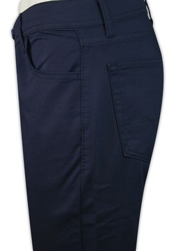 Granatowe spodnie typu chinos -QUICKSIDE- 36/34