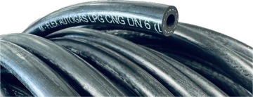 WĄŻ GUMOWY PRZEWÓD GAZOWY DO WTRYSKÓW LPG CNG 4 MM 5/32