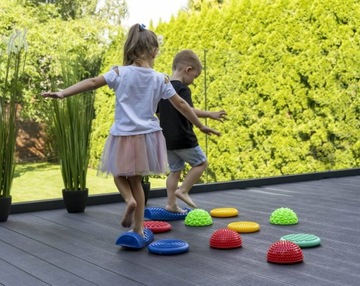 Сенсорный путь для детей, набор из 11 дисков для тренировки баланса