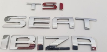 SEAT IBIZA TSI 1999 VÍKO KUFRU ZNAKY ZNAK NÁPIS