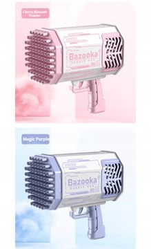 Пистолет для мыльных пузырей Bubble Gun Rocket с 69 отверстиями