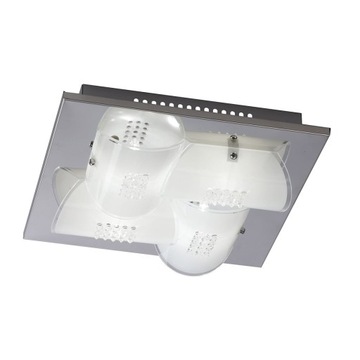 Plafon LED sufitowy Italux Daze nowoczesny chrom