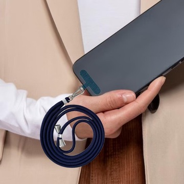 Ремешок для телефона нейлоновый Темно-синий