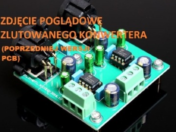 Плата преобразователя сигналов RCA XLR в 2X DRV134
