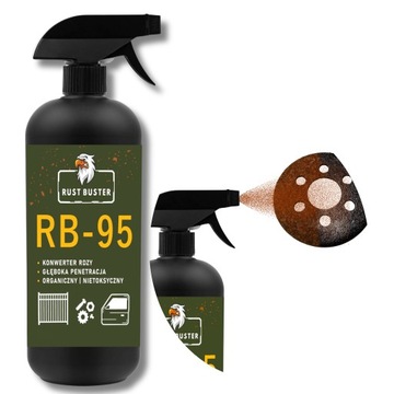 Преобразователь ржавчины, СПРЕЙ RB-95, Нейтрализатор коррозии, Средство для удаления ржавчины