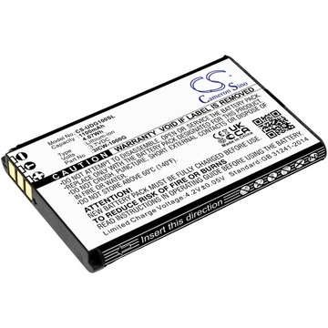 TECHTEK Bateria 1100mAh kompatybilna z [Incom] ICW-1000G, do [UniData] IC