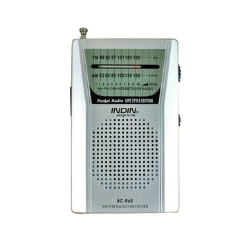 Jednoczęściowe radio BC-R60. głośnikiem antena