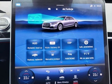 Mercedes Klasa S W223/V223 Sedan 4.0 580 MHEV 503KM 2021 Mercedes-Benz Klasa S S580L AMG 2021 Full 4.0 Hybryda 503KM, zdjęcie 20