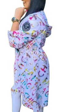 Parka cienka kurtka wiatrówka OMBRE litery XS/S