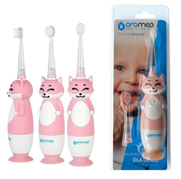 Szczoteczka soniczna dla dzieci dziewczynki 0-3 lat ORO-BABY OROMED