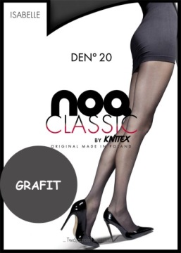 knittex ISABELLE rajstopy lycra 20 den GRAFIT# 3 M
