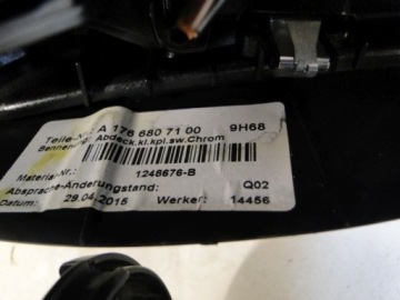 MERCEDES A B CLA ПАНЕЛЬ СЕЛЕКТОРА ПЕПЕЛЬНИЦЫ ТУННЕЛЬ