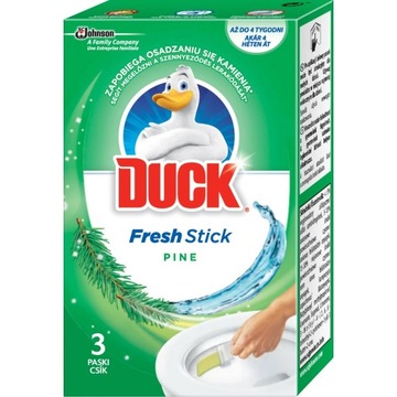 Duck Fresh Stick paski żelowe do WC leśne x3 Pine